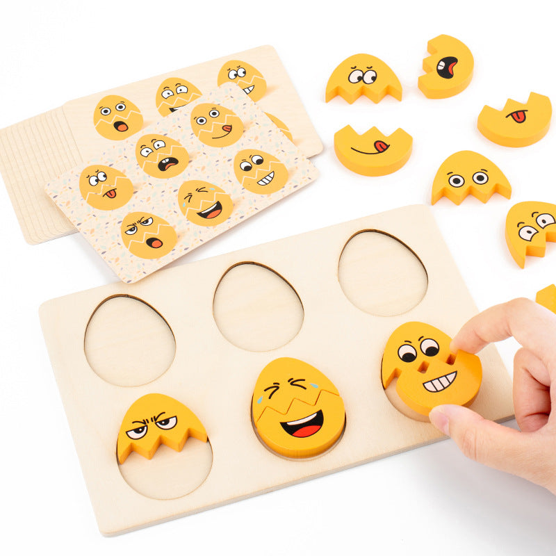 Egg Facial Emotion Expression Game How are you feeling? With Flash Cards - HAPPY GUMNUT