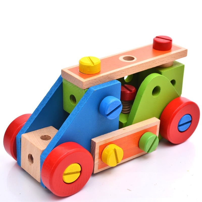 Building Set construction 70 piece Wooden Blocks Best Kids Open-Ended Toys