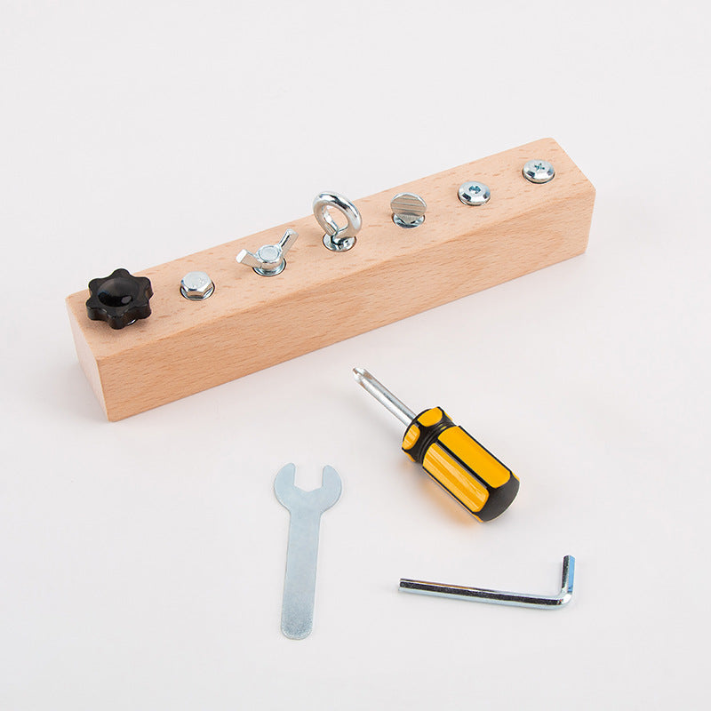 Montessori Screwdriver Board With Tools Bolts and nuts - HAPPY GUMNUT
