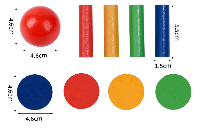 Kids Montessori Object Permanence Box 4 in 1 Toddler Activity Set Toy Coin and Ball Box - HAPPY GUMNUT