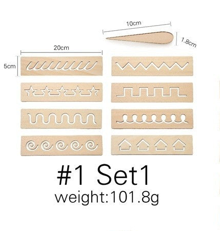 Wooden Tracing Stencil Frames Different Themes