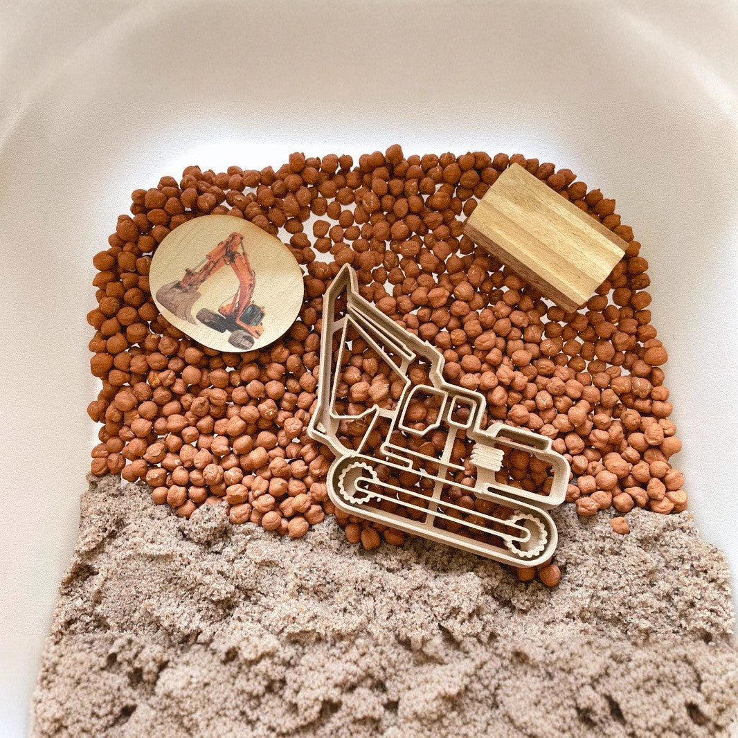 Cookie Play Dough Shape Stencil Construction Sea & Trees
