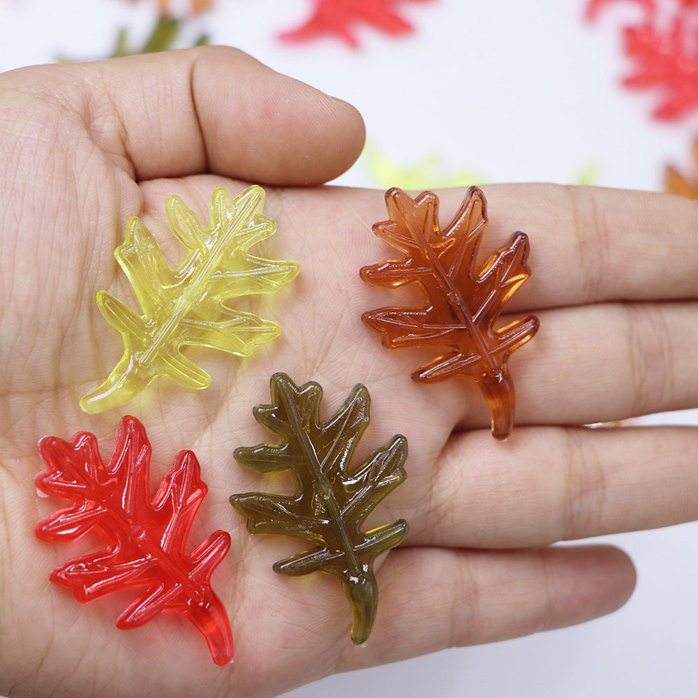Bundle Set of 10 Acrylic Loose Parts Halloween Leaves Rings Dinosaurs Sea Animals Crystals Various Themes