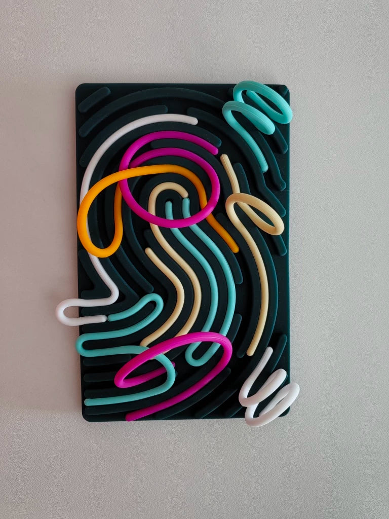 Sensory Noodle Wavey Doodle string Fidget Board - HAPPY GUMNUT