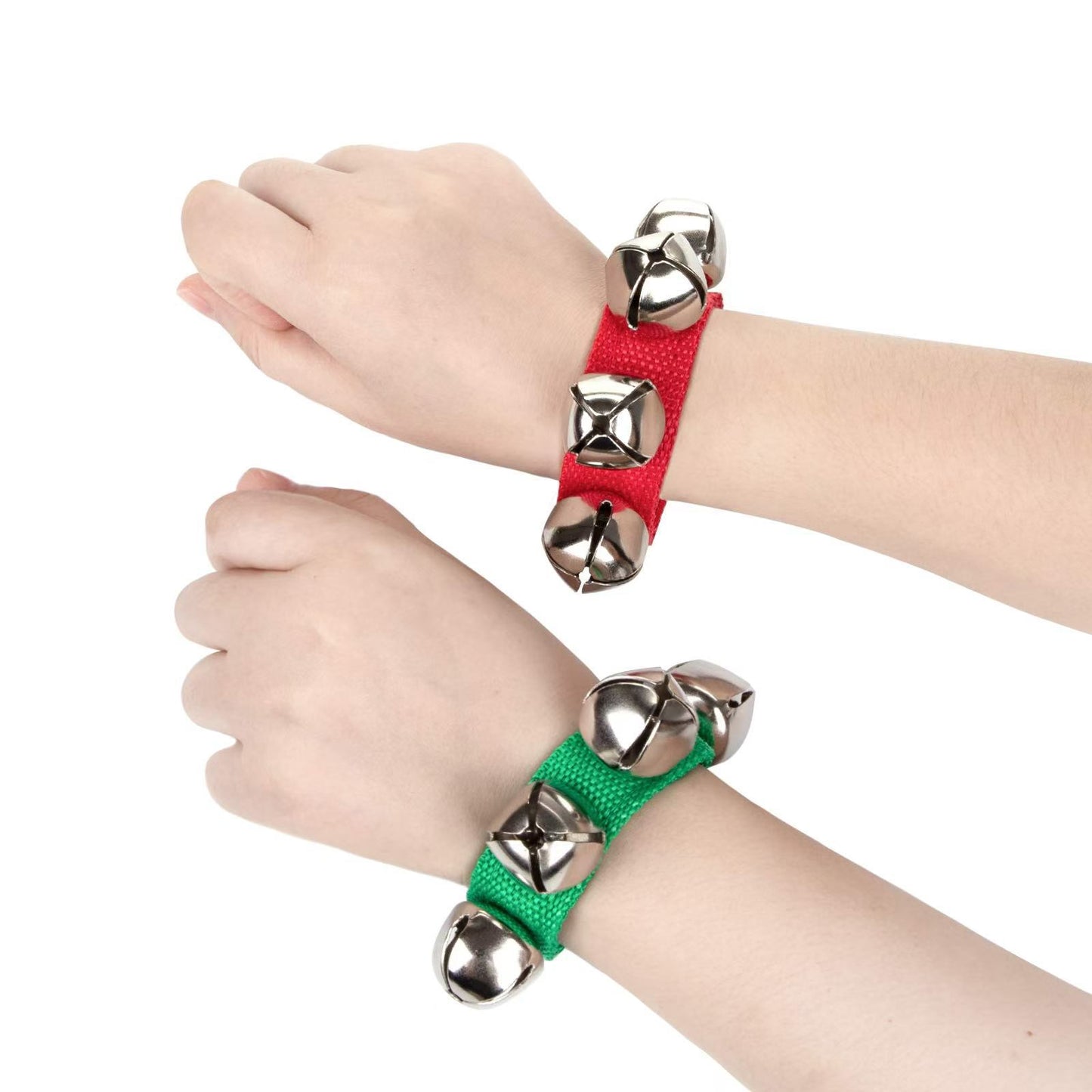 Kids Musical Wrist Jingle Bell Band Rhythm Instrument