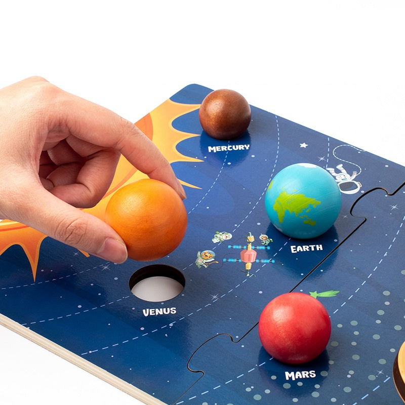 Solar System Model Puzzle Jumbo Solar system model puzzle with Planets Board – HAPPY GUMNUT