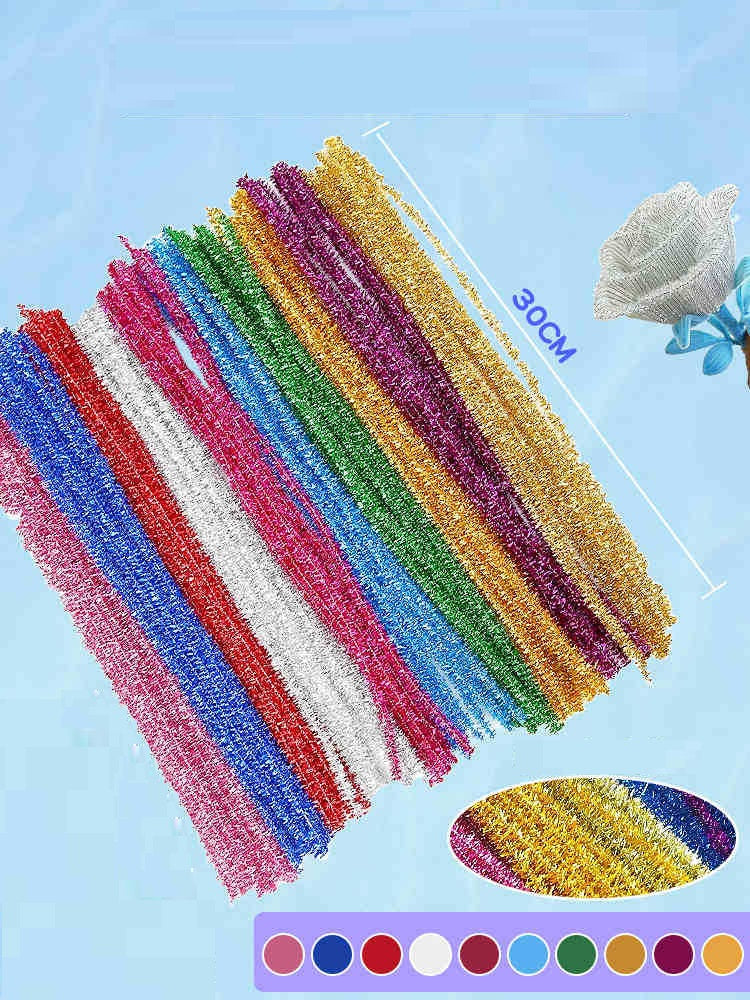 DIY Arts and Craft Twistie Ties Pack of 100 pipe Cleaner