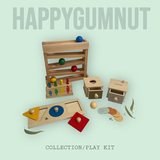 Montessori Wooden Toy Bundle H - HAPPY GUMNUT