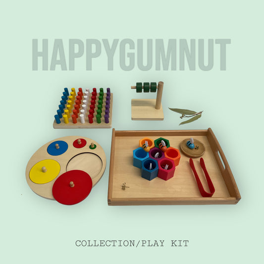Montessori Wooden Toy Bundle F - HAPPY GUMNUT