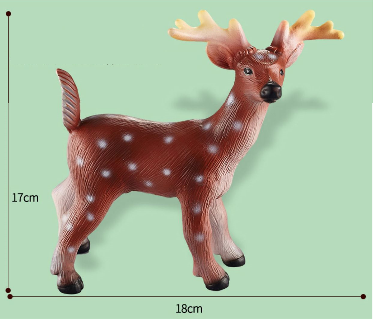 12 x Large Jungle Animal Model Figures Educational Teaching Toy - HAPPY GUMNUT