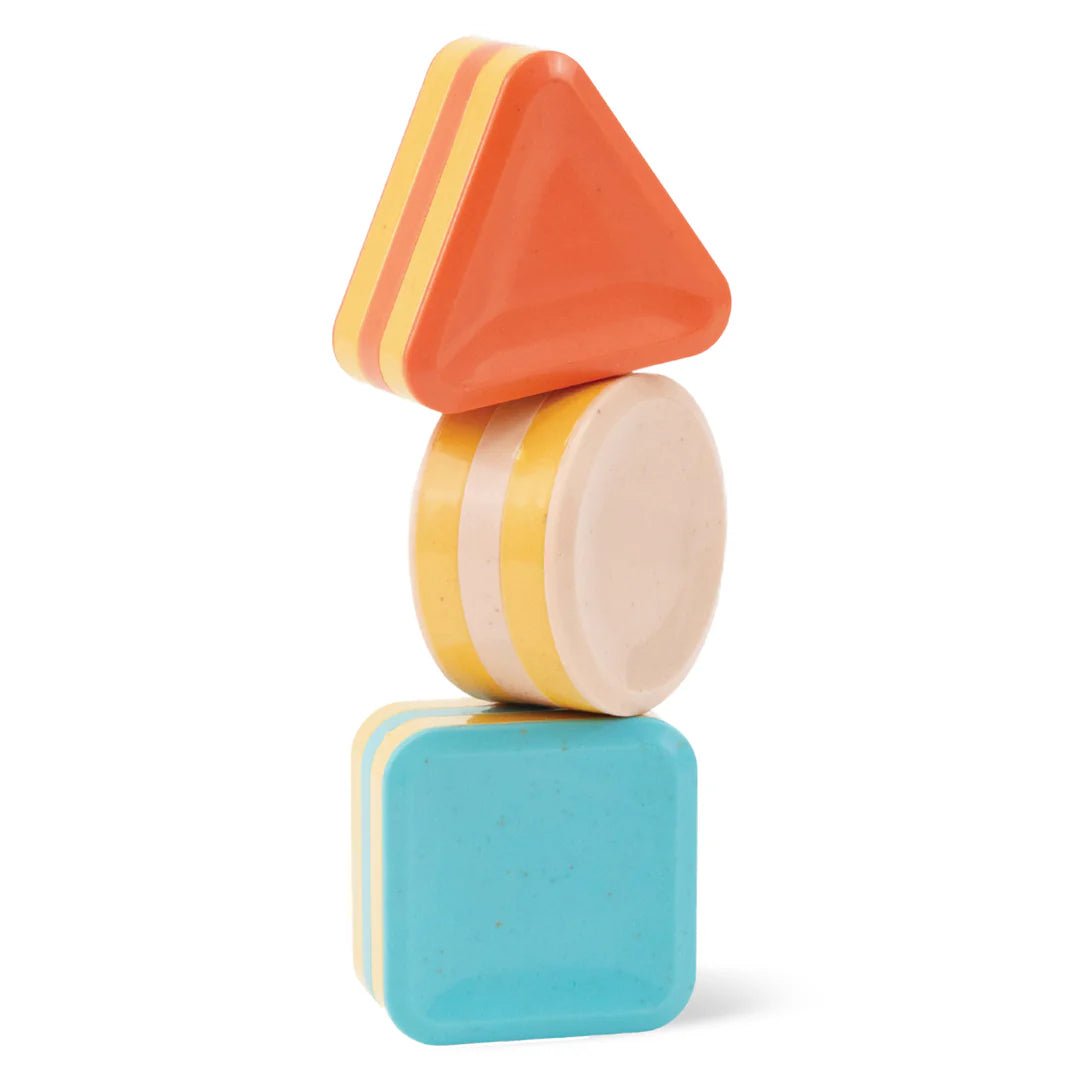 Toddler Rattle Sound 3d Basic Shapes - HAPPY GUMNUT