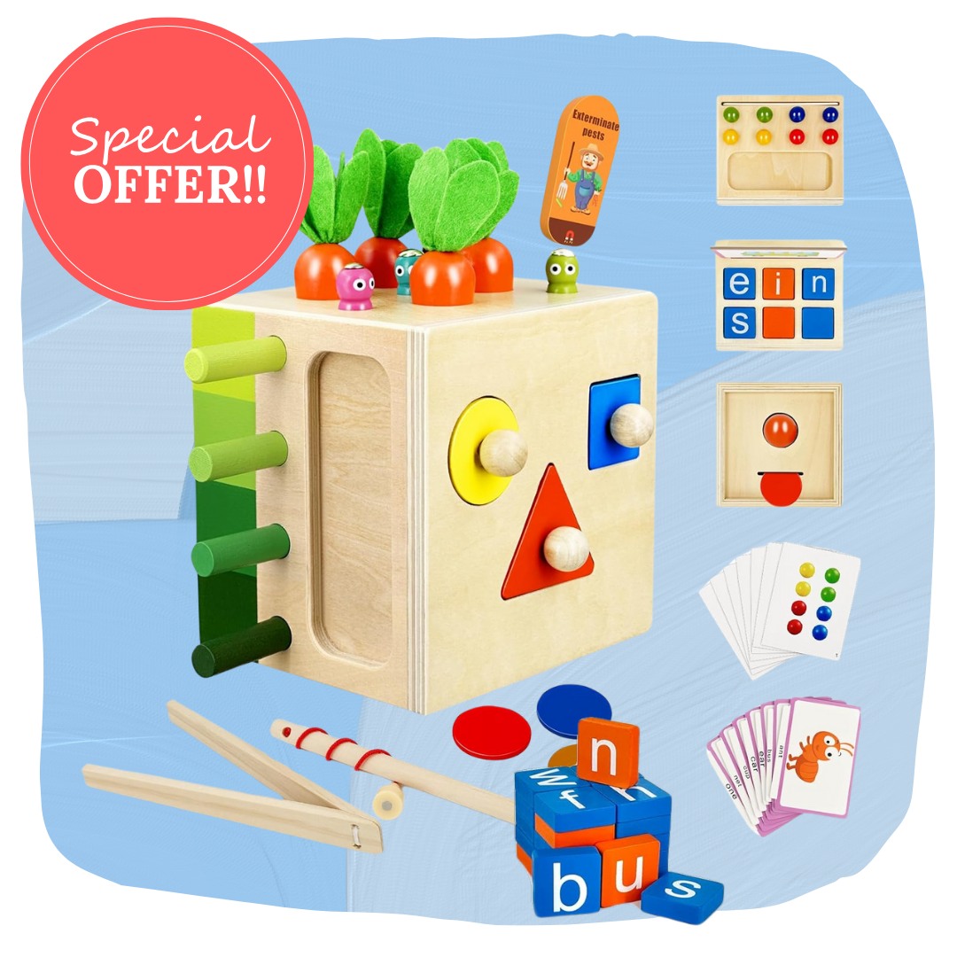Montessori Interchangeable Learning Activity Box – HAPPY GUMNUT