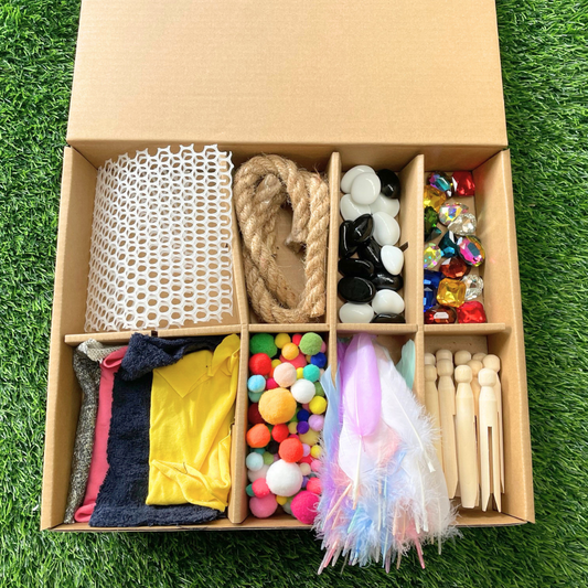 Happy Gumnut Loose Part Natural Play Nature Kit E - HAPPY GUMNUT