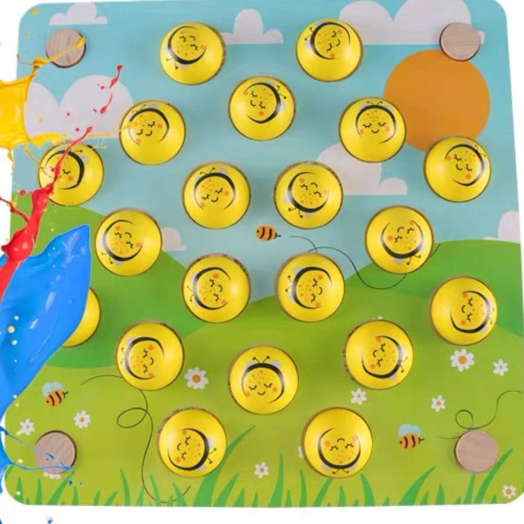 Memory Jombe Jumbo Wooden Memory Chess Bee Game with Matching Tracing Cards – HAPPY ...