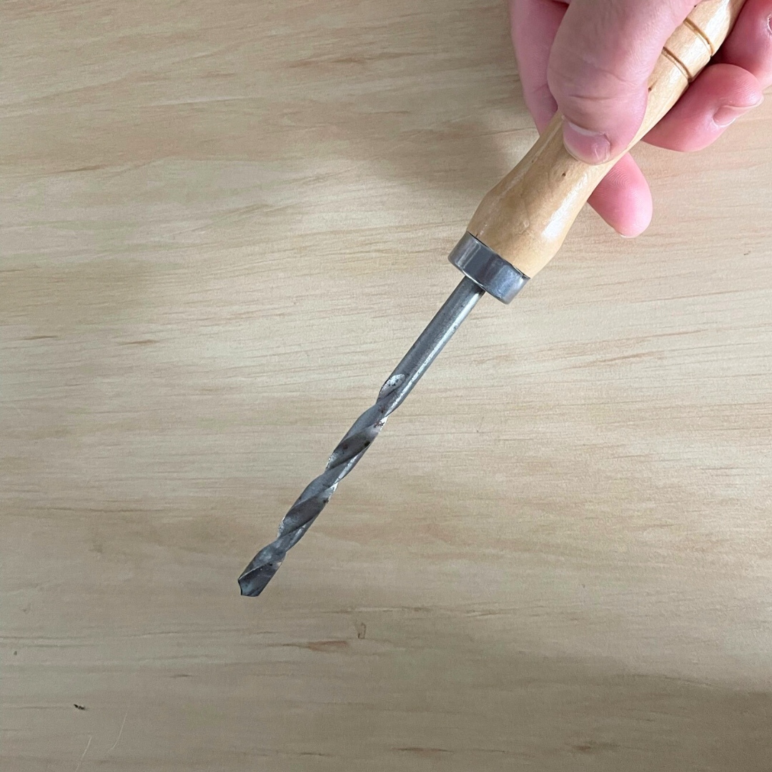 Kids Children Palm Hand Drill Real Tool for Natural Forest School Play