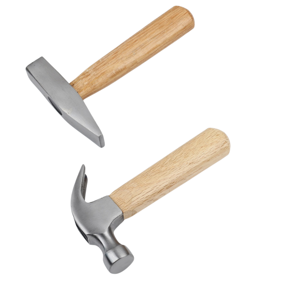 Kids Hammer Wood Work Carpenter Handy Man Children Real Tool