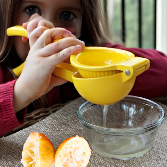 Kids Lemon Squeezer Juicer  Little Play Kitchen Sensory Tool