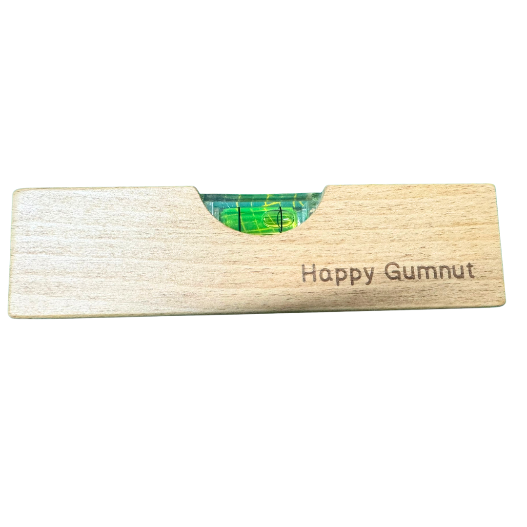 Happy Gumnut Wooden Spirit Level Kids Hand Tool