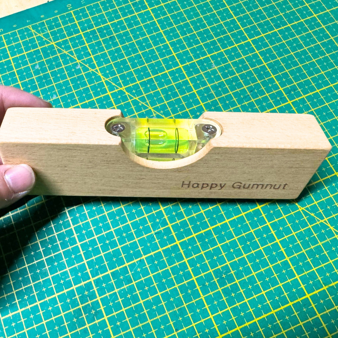 Happy Gumnut Wooden Spirit Level Kids Hand Tool