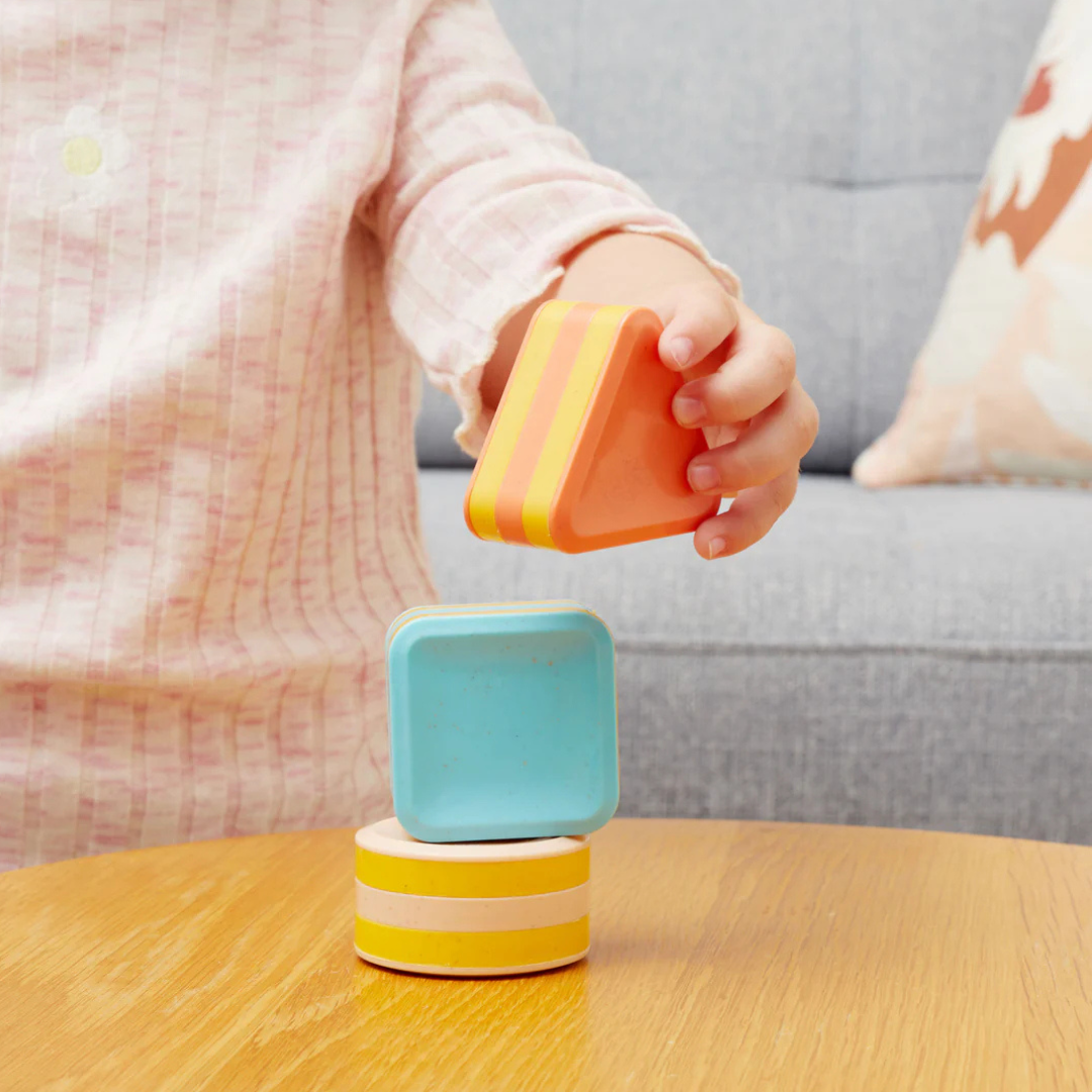 Toddler Rattle Sound 3d Basic Shapes - HAPPY GUMNUT