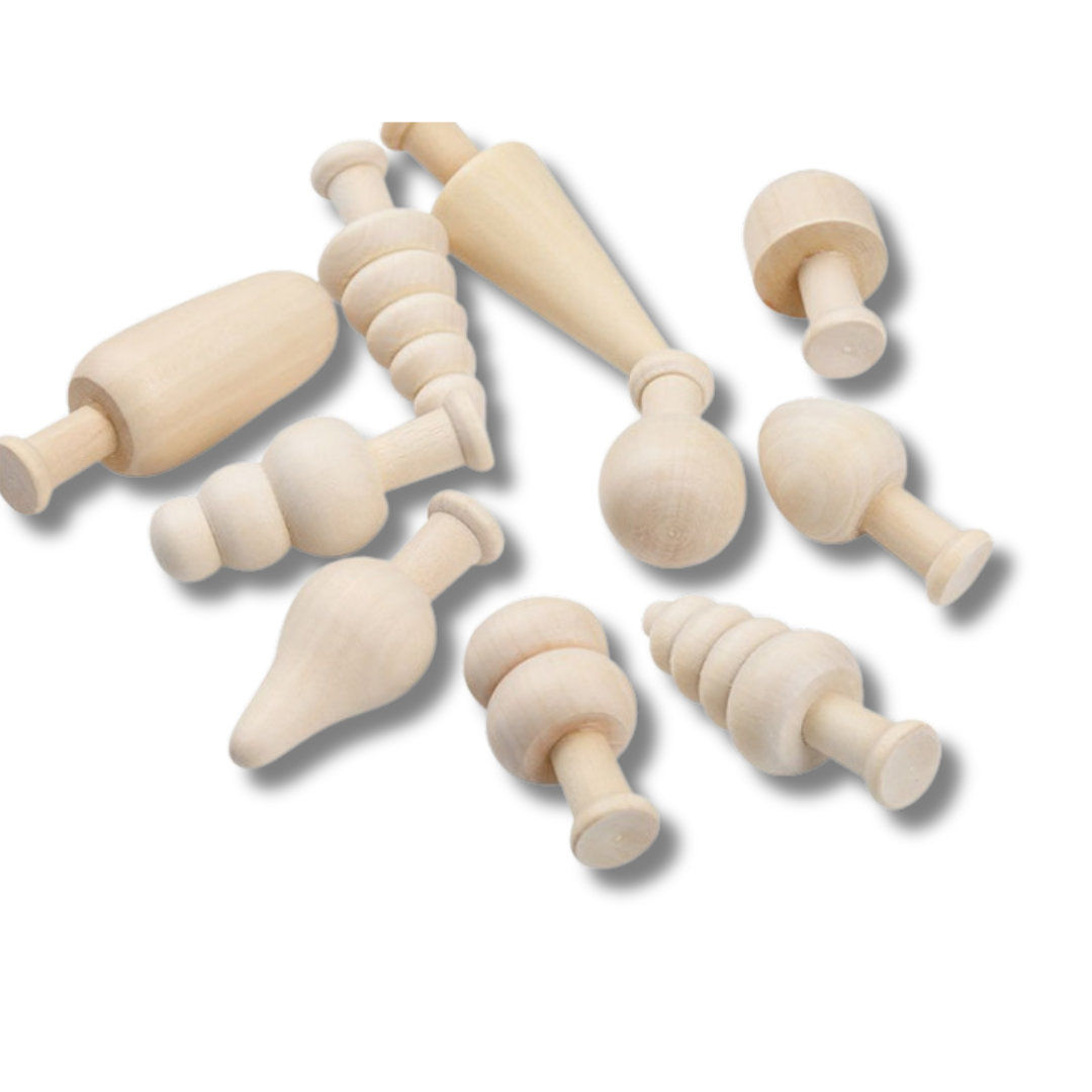 7 Natural Woodland Trees and Scrubs DIY Loose Parts Kids Craft Wooden toys - HAPPY GUMNUT