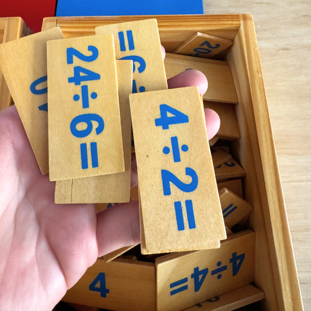4 Math Boxes Montessori 4 Boxes Addition Subtraction Multiplication and Division Eq ...