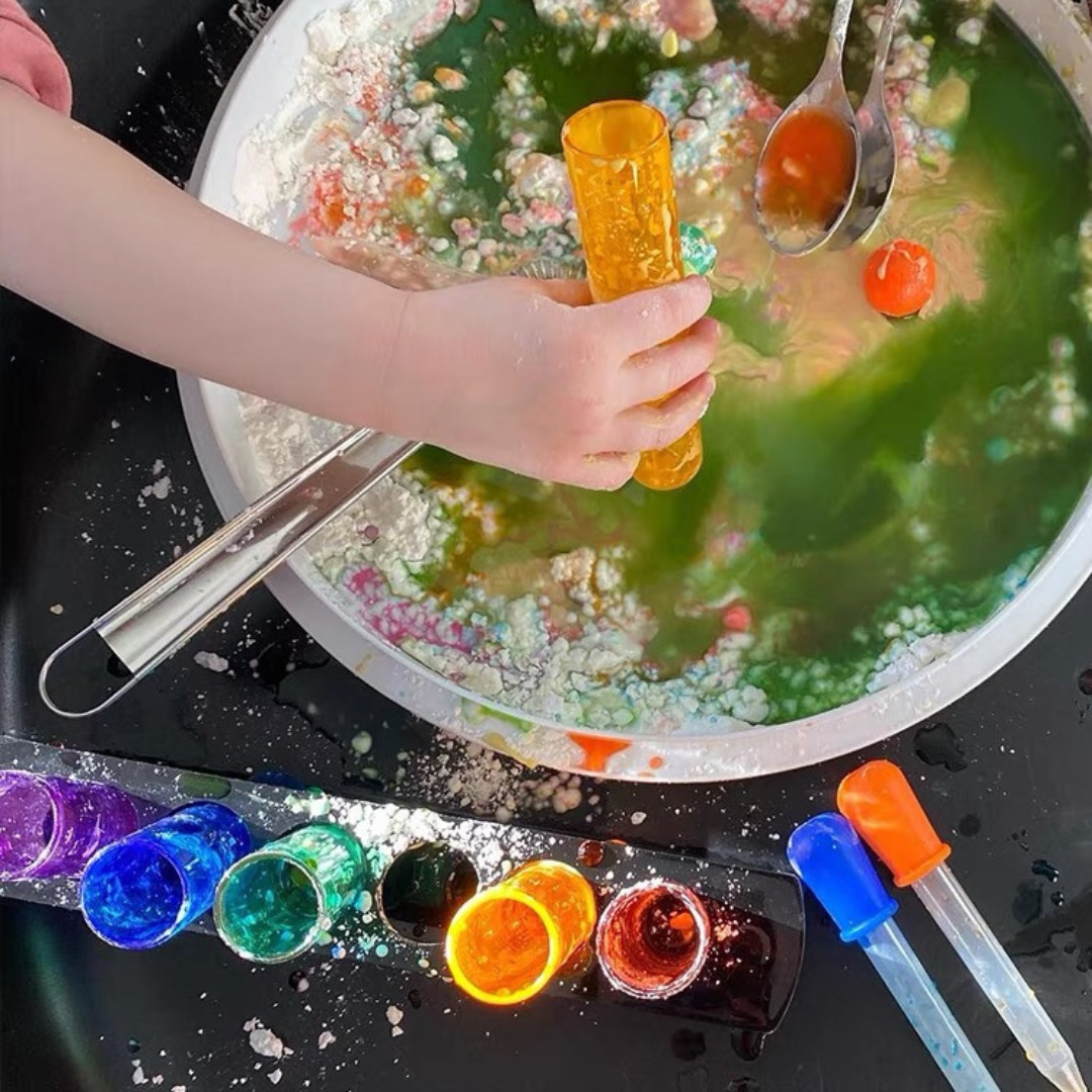 Children Chemistry Test Tube Sensory Play Science Vials OR Beakers - HAPPY GUMNUT