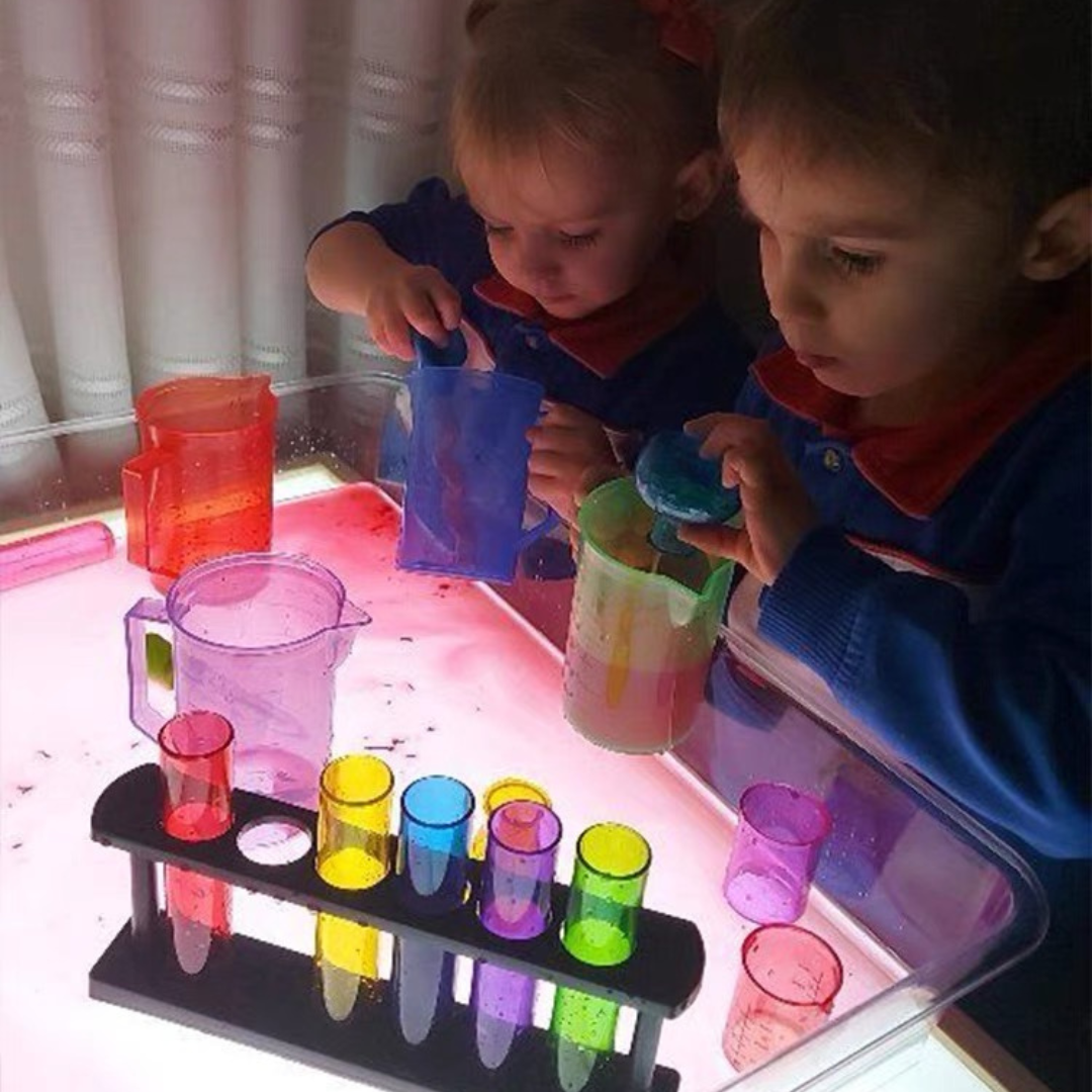 Children Chemistry Test Tube Sensory Play Science Vials OR Beakers - HAPPY GUMNUT