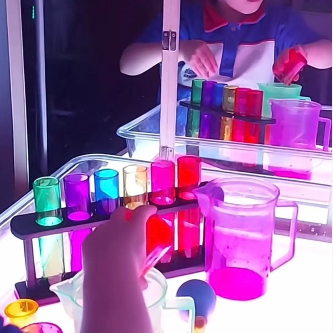 Children Chemistry Test Tube Sensory Play Science Vials OR Beakers - HAPPY GUMNUT