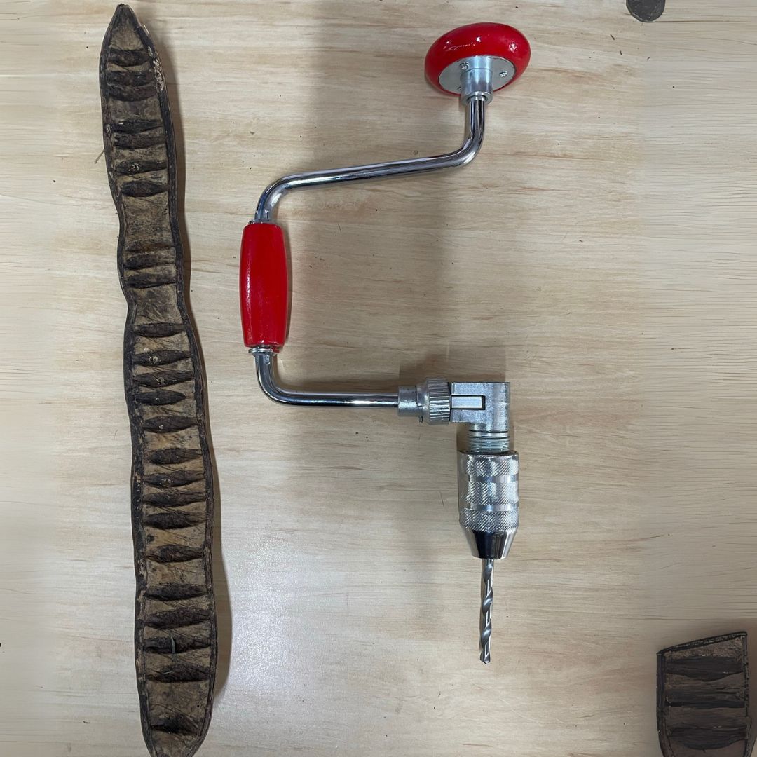Kids Children Woodwork Real Tool Hand Brace Drill