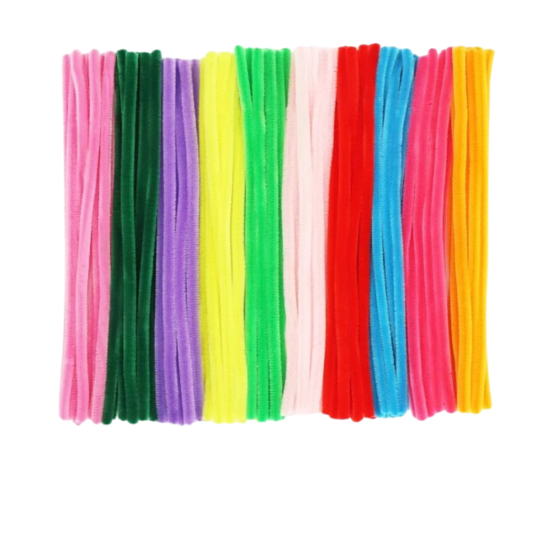 DIY Arts and Craft Twistie Ties Pack of 100 pipe Cleaner - HAPPY GUMNUT