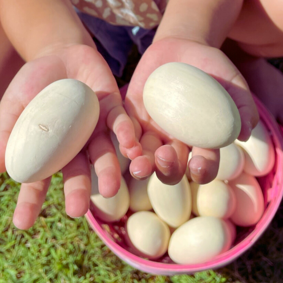 Natural Wooden Egg 6cm for Easter Gift