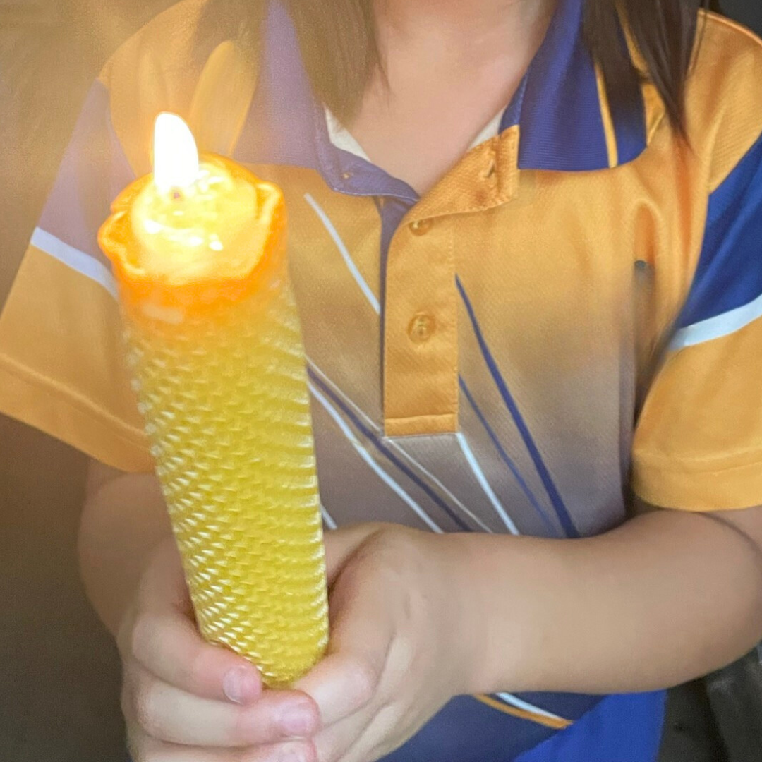 Beeswax Candle Rolling DIY Making Kit 6 Large 41cm Sheets