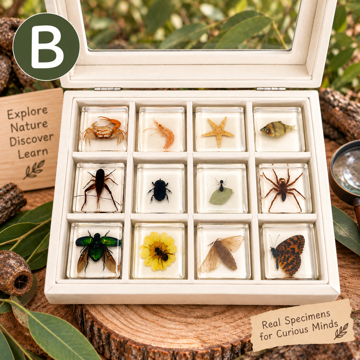 12 Animal Specimen Resin Epoxy Gift Set - HAPPY GUMNUT