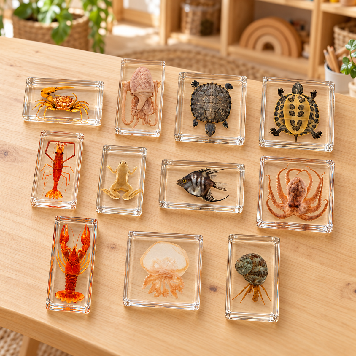 Real Animal Marine Life Specimen Kids Educational Toy Gift - HAPPY GUMNUT
