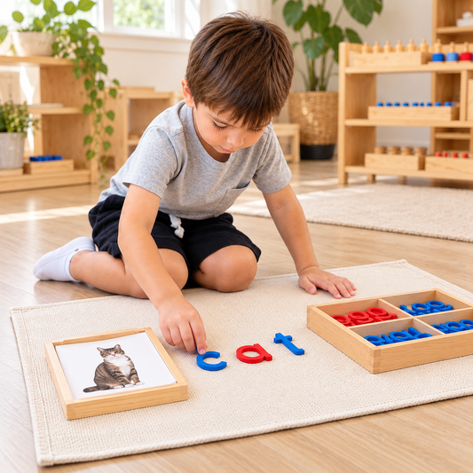 Montessori Roll up Rug Mat for Individual Work  80cm x 60cm - HAPPY GUMNUT