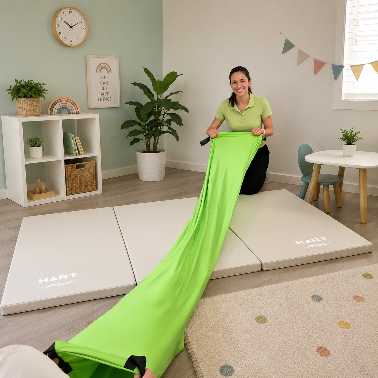 Lycra Tunnel 3m Sensory and Compression Body Sock Calm Down Slug Sheeting Extra Long - HAPPY GUMNUT