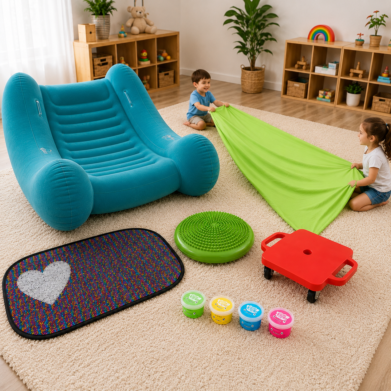 Calm & Sensory Play Set – Classroom Clam Corner Equipment Bundle - HAPPY GUMNUT