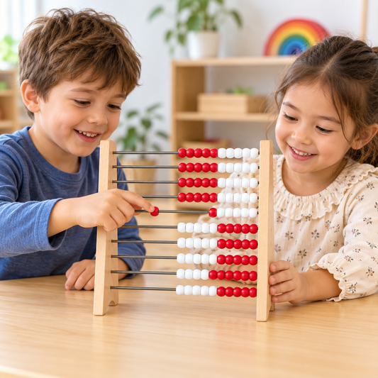 Large Rekenrek 100 Beads Abacus Mathematic Counting Frame