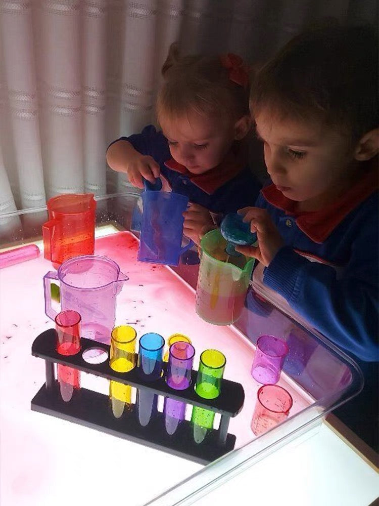 Children Chemistry Test Tube Sensory Play Science Vials OR Beakers