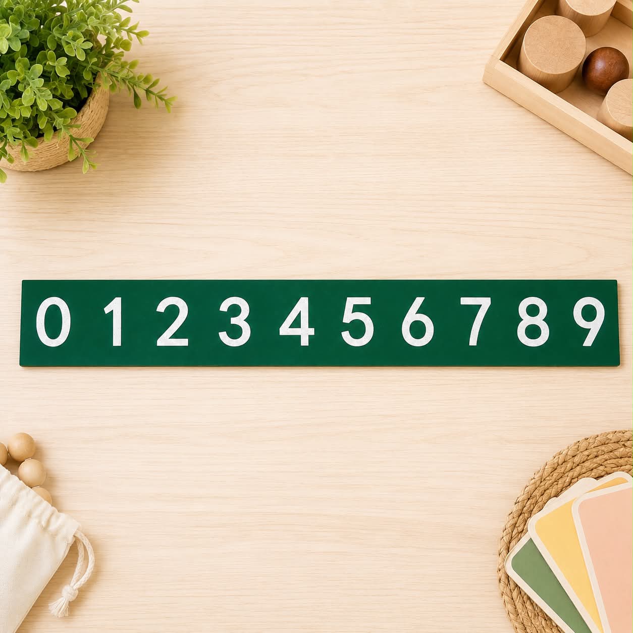 Classroom Pack 10 Sandpaper Number Board