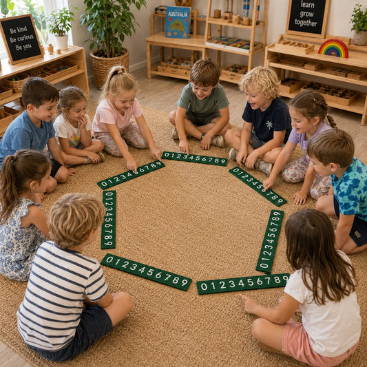Classroom Pack 10 Sandpaper Number Board