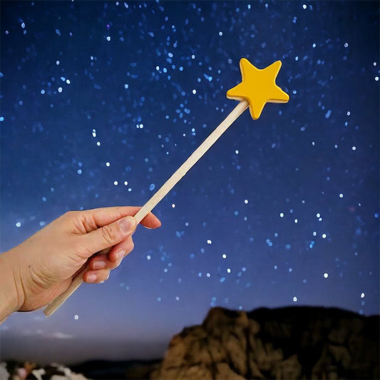 Wooden Magic STAR WAND Fairy Wand