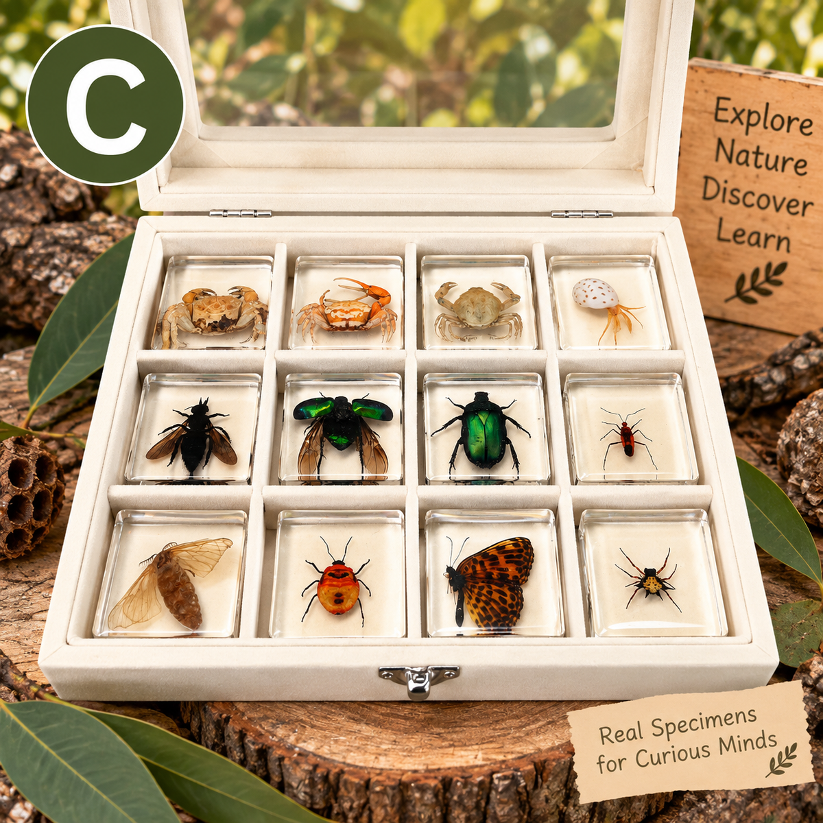 12 Animal Specimen Resin Epoxy Gift Set - HAPPY GUMNUT