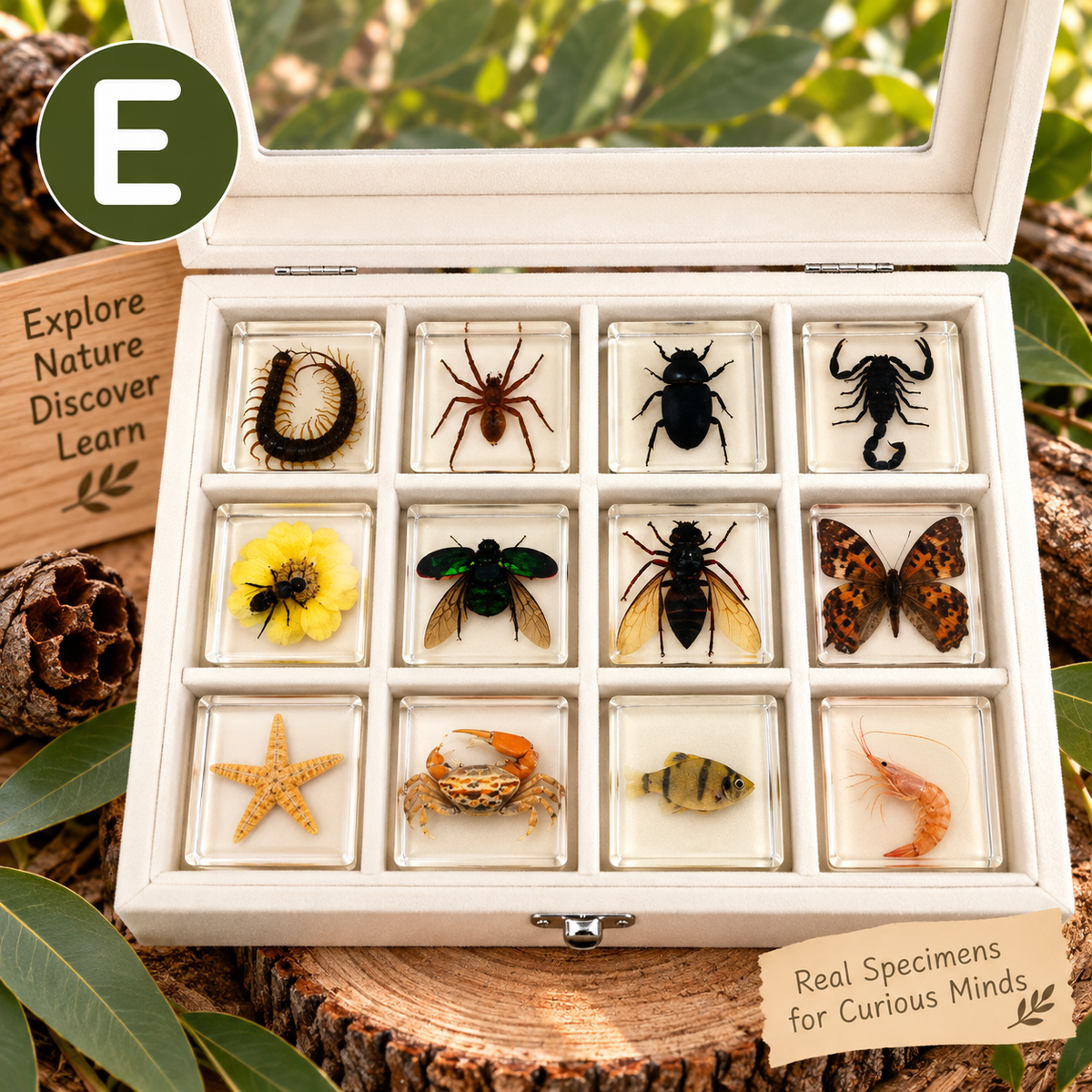 12 Animal Specimen Resin Epoxy Gift Set - HAPPY GUMNUT