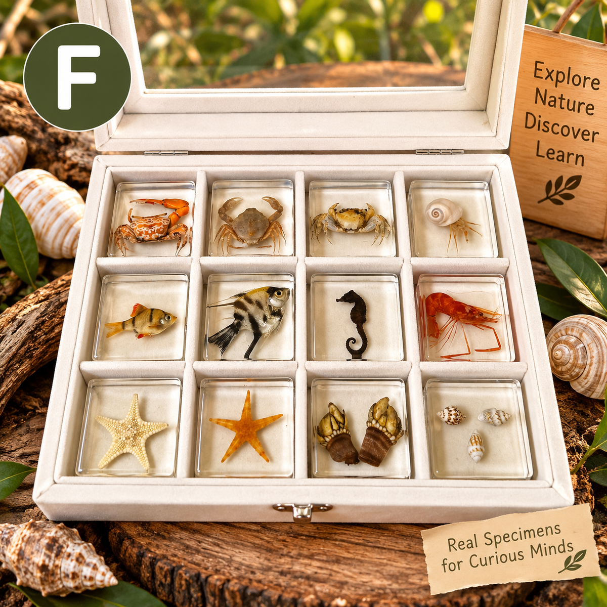 12 Animal Specimen Resin Epoxy Gift Set - HAPPY GUMNUT