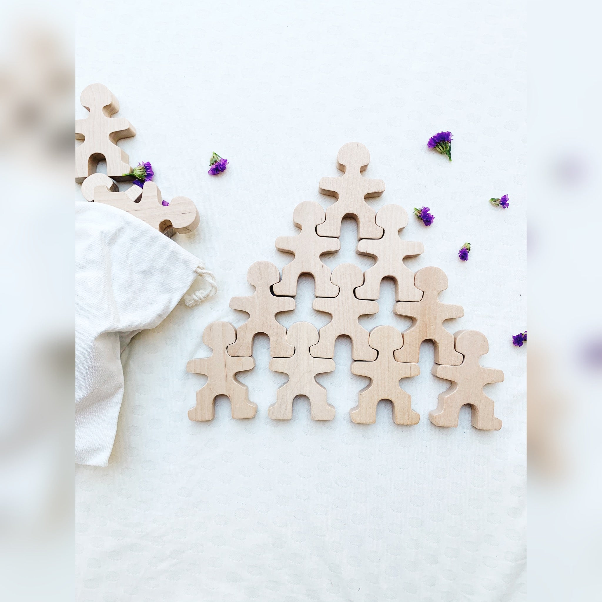 Wooden Stacking People Men Blocks – HAPPY GUMNUT