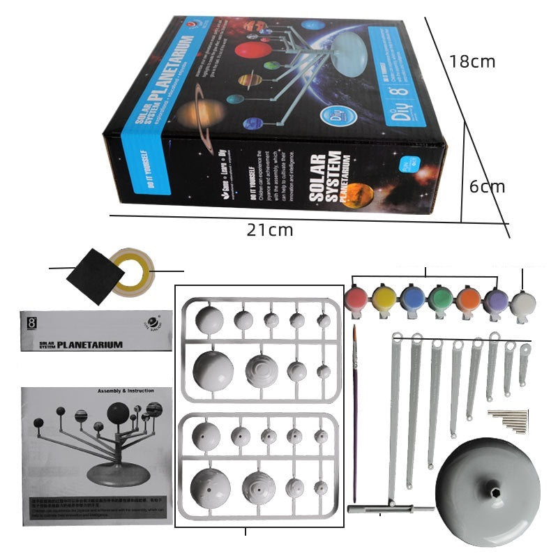 Kids STEM Sciences Kit Build your own solar System Kit! - HAPPY GUMNUT