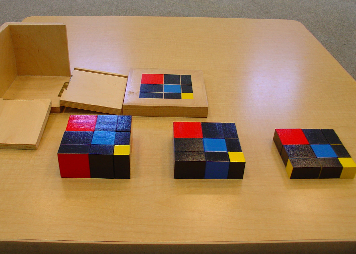 Montessori Trinomial Cube Advanced Building Blocks - HAPPY GUMNUT