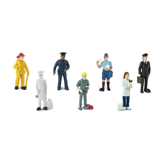 NEW Life Cycle PEOPLE AT WORK JOBS and OCCUPATIONS PVC Plastic - HAPPY GUMNUT